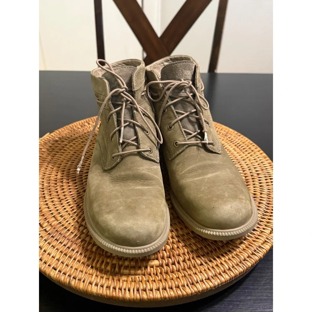 Kodiak Bralorne Waterproof Leather Ankle Boots Olive Green KD0A4TD7OGX Womens 10